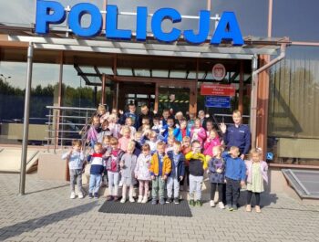 Wycieczka na Komendę Powiatową Policji w Łęcznej